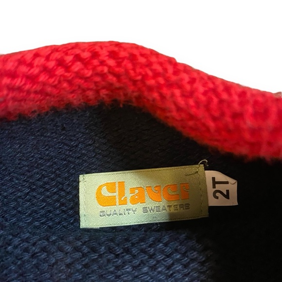 Claver Boys Toddler Knit Roll Hem Train Pullover Sweater Size 2T - Picture 3 of 4